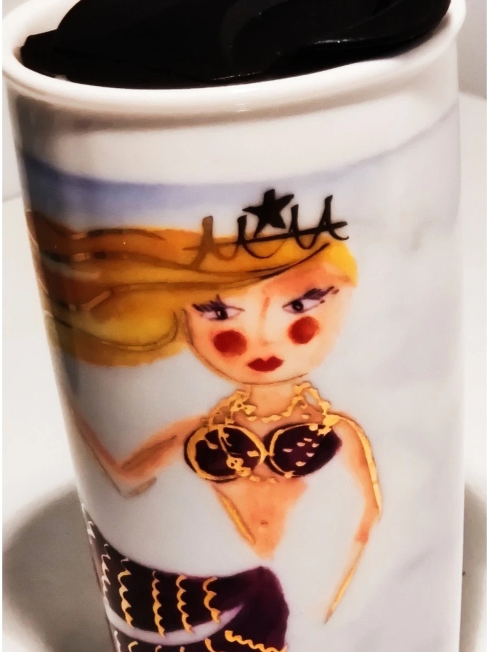 Starbucks  2015 Mermaid Ceramic Tumbler...